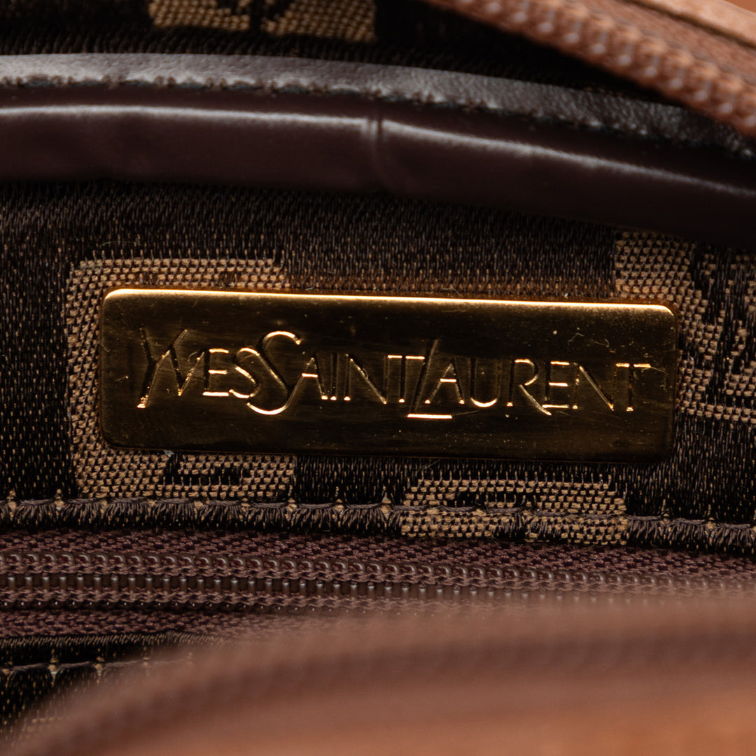 Saint Laurent Coated Toile Sac porté croisé