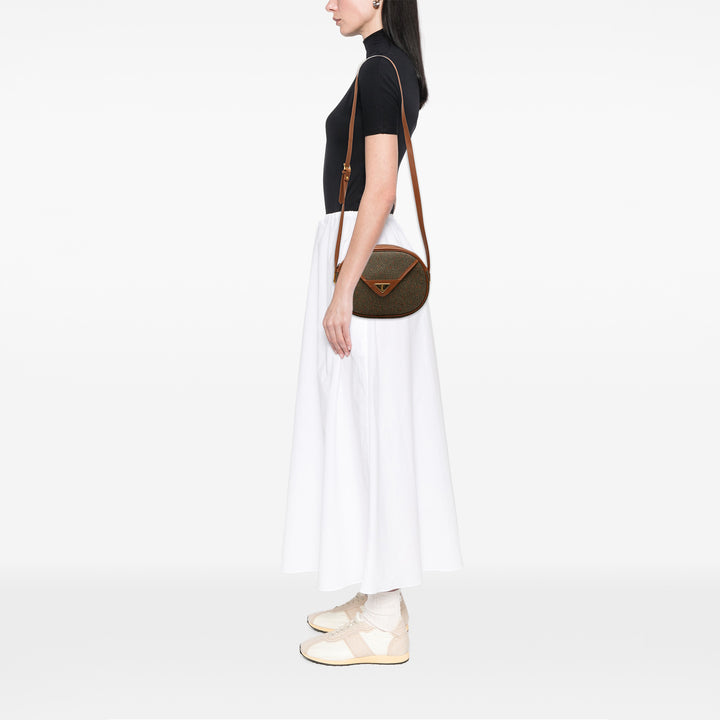 Saint Laurent Coated Toile Sac porté croisé
