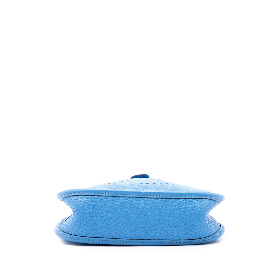 Hermès Sac bandoulière Evelyne I 16 Amazone Clémence Bleu – vue 3 – GABY PARIS
