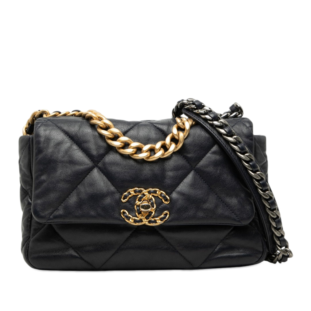 Chanel Medium Cuir d’agneau 19 à rabat