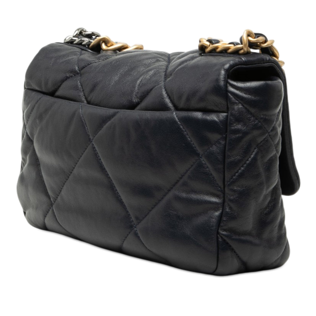 Chanel Medium Cuir d’agneau 19 à rabat