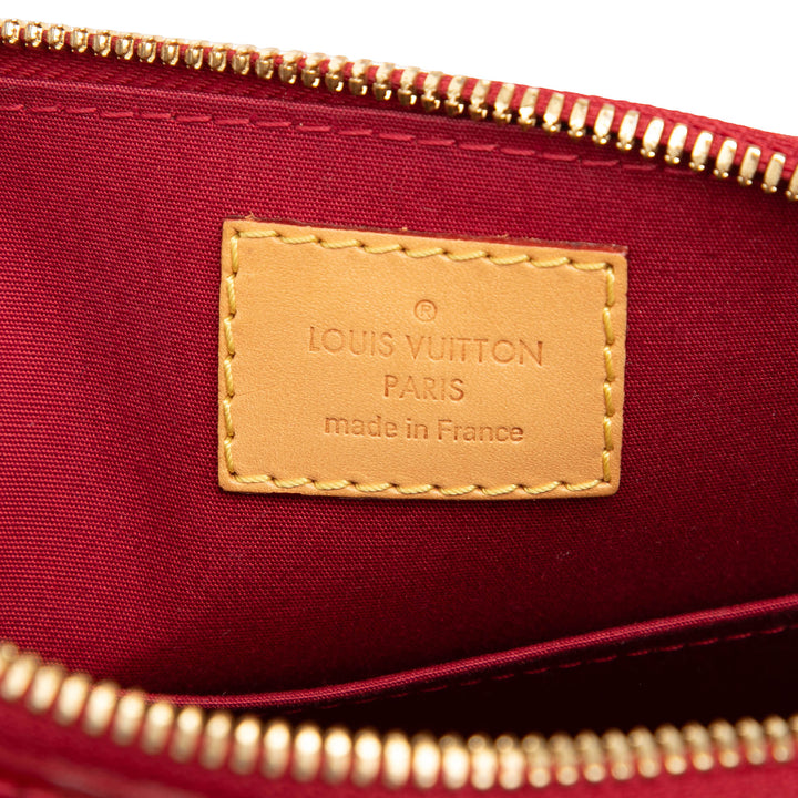 Alma BB Cuir verni Monogram Rouge