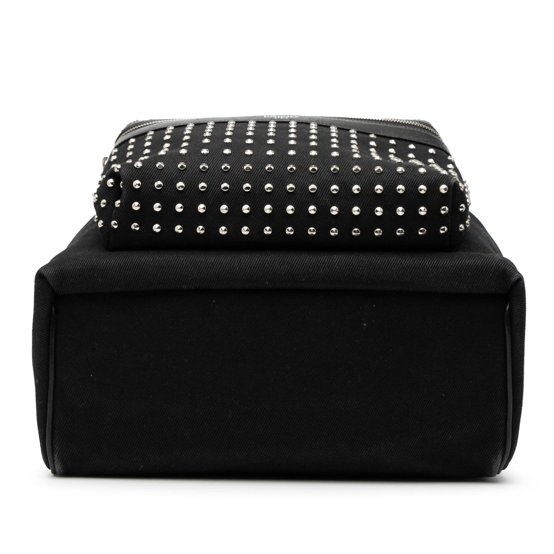 Saint Laurent clouté Toile City Sac à dos