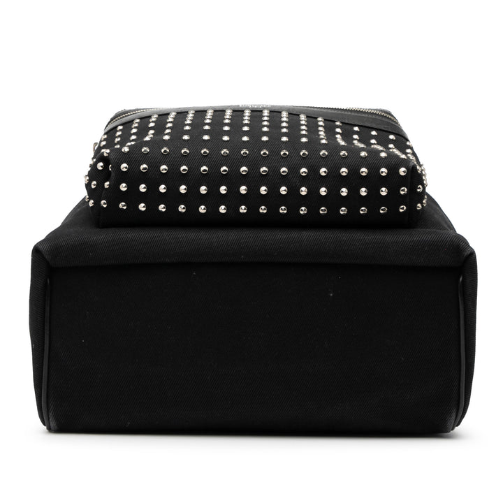 Saint Laurent clouté Toile City Sac à dos