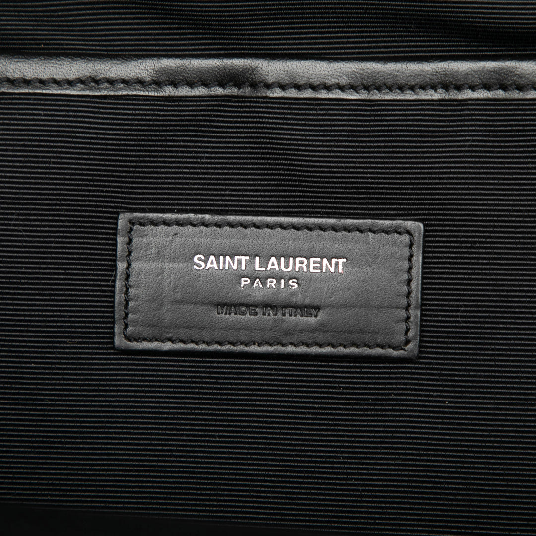 Saint Laurent clouté Toile City Sac à dos
