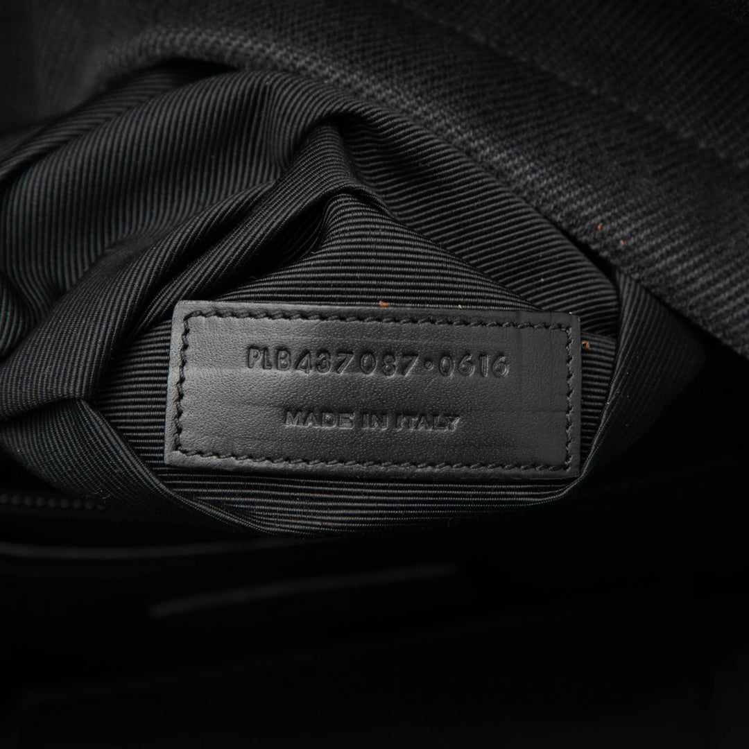 Saint Laurent clouté Toile City Sac à dos