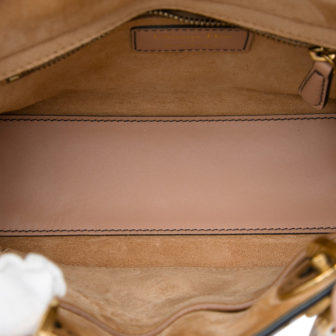 Dior Small Cuir d'agneau Cannage clouté Supple Lady Dior