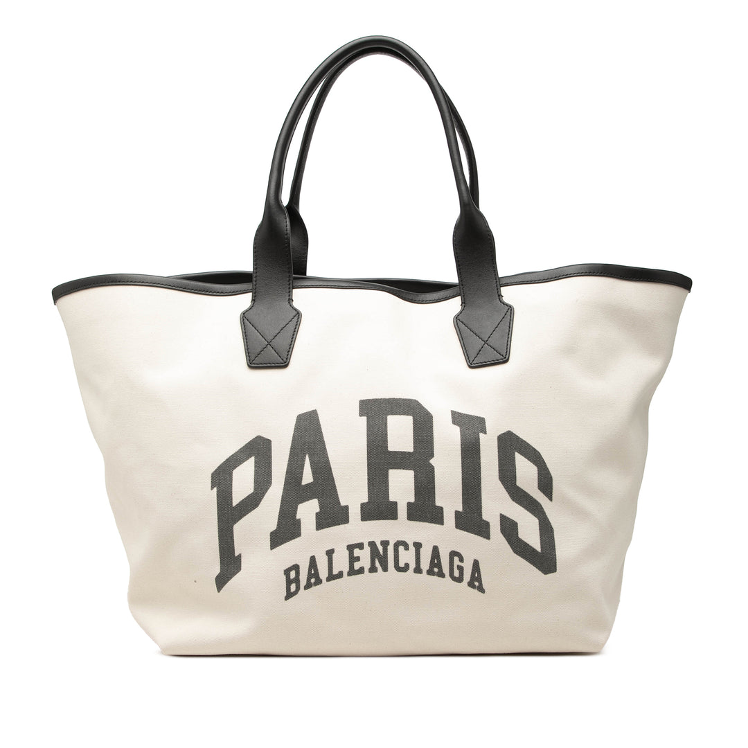 Balenciaga Cities Paris Cabas Grand Toile