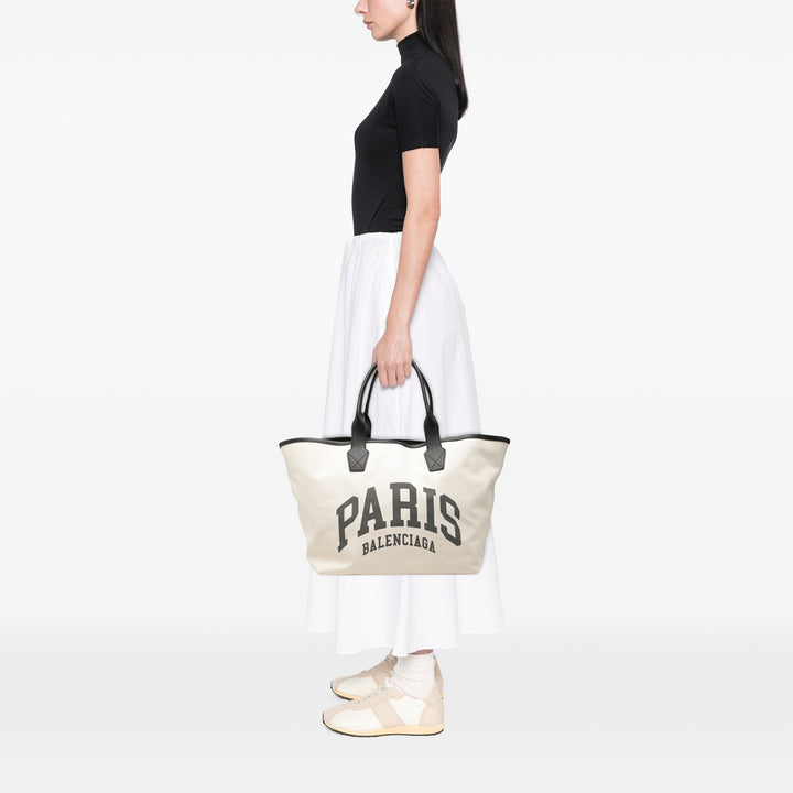 Balenciaga Cities Paris Cabas Grand Toile
