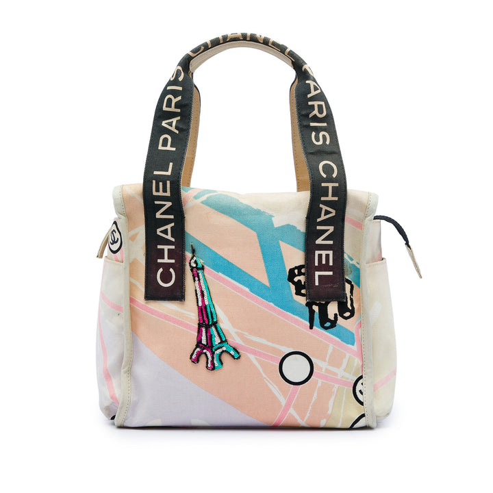 Chanel Toile Eiffel Tower Sac à main