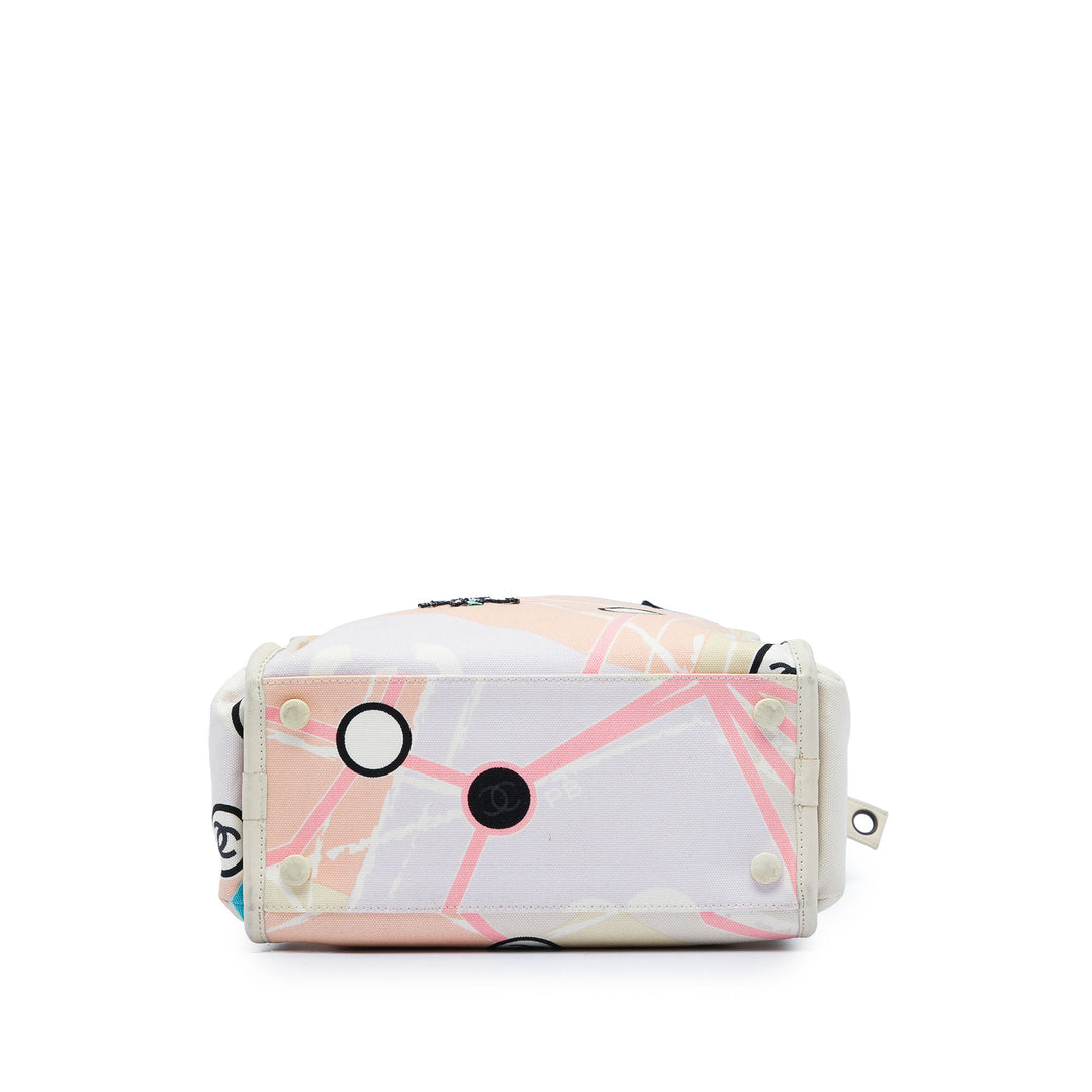 Chanel Toile Eiffel Tower Sac à main