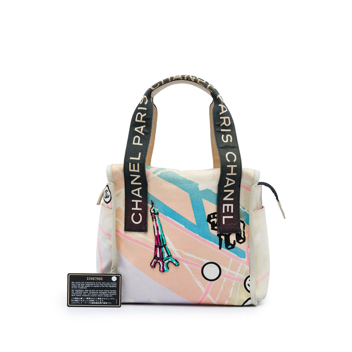 Chanel Toile Eiffel Tower Sac à main