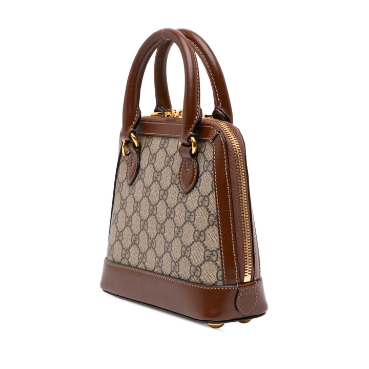 Gucci Horsebit 1955 sac à Mini GG Supreme Beige