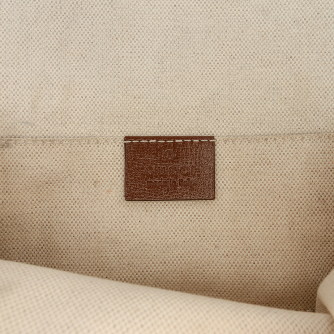 Gucci Horsebit 1955 sac à Mini GG Supreme Beige