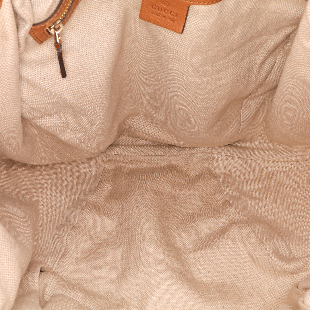 Calfskin Marrakech Tote Brown - Gaby Paris