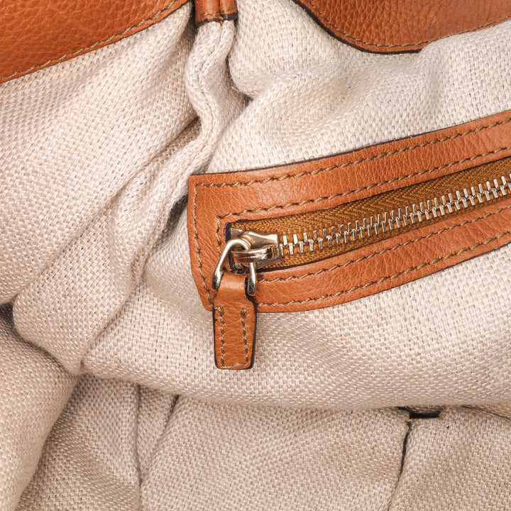 Calfskin Marrakech Tote Brown - Gaby Paris