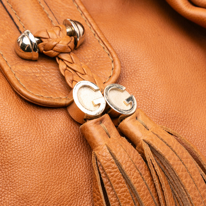 Calfskin Marrakech Tote Brown - Gaby Paris