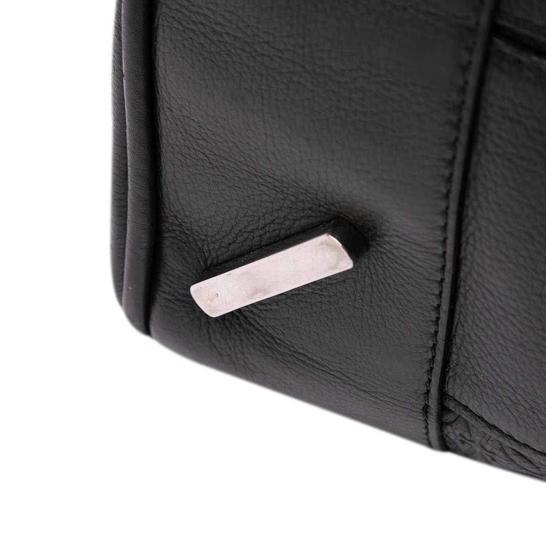 XL Anagram Embossed Amazona 75 Travel Bag Black - Gaby Paris