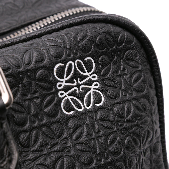 XL Anagram Embossed Amazona 75 Travel Bag Black - Gaby Paris