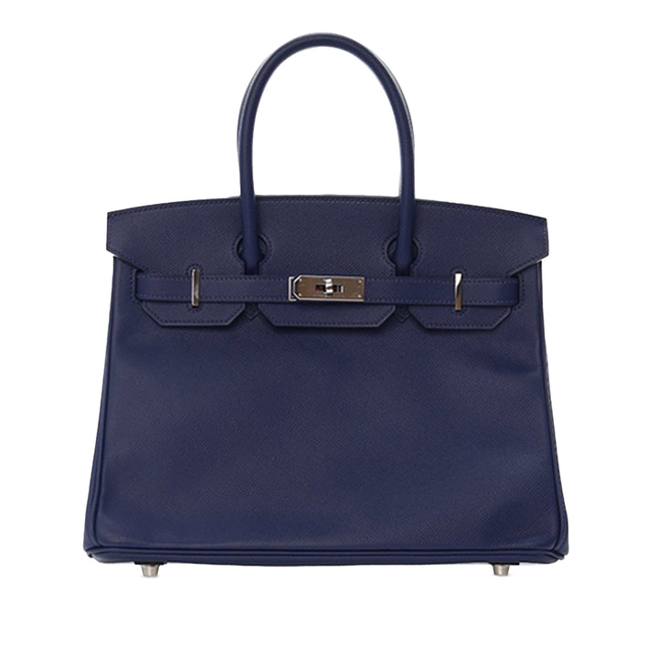 Hermès Epsom Birkin Retourne 30 Bleu
