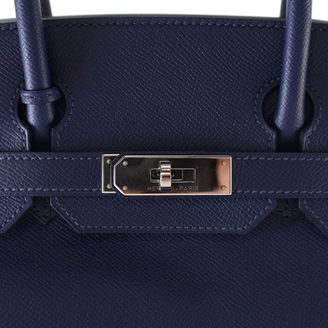 Hermès Epsom Birkin Retourne 30 Bleu