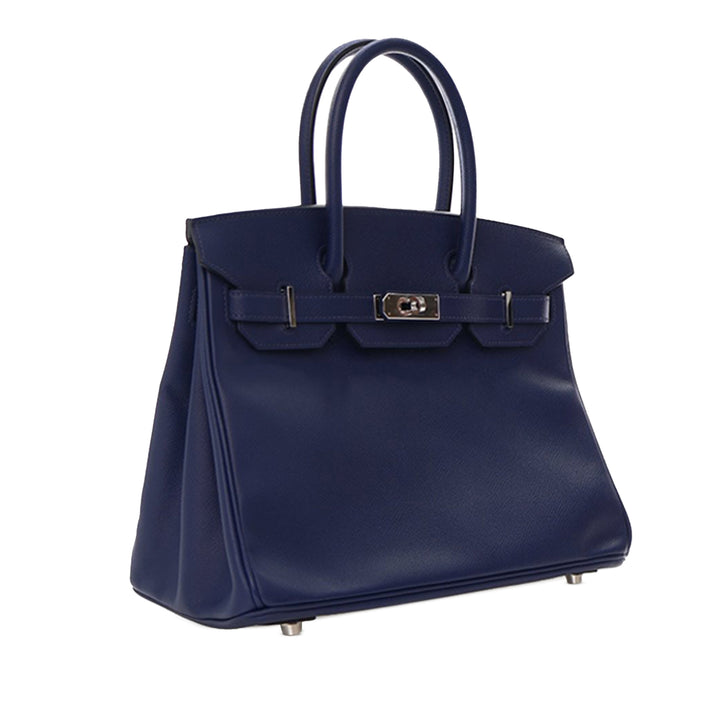 Hermès Epsom Birkin Retourne 30 Bleu