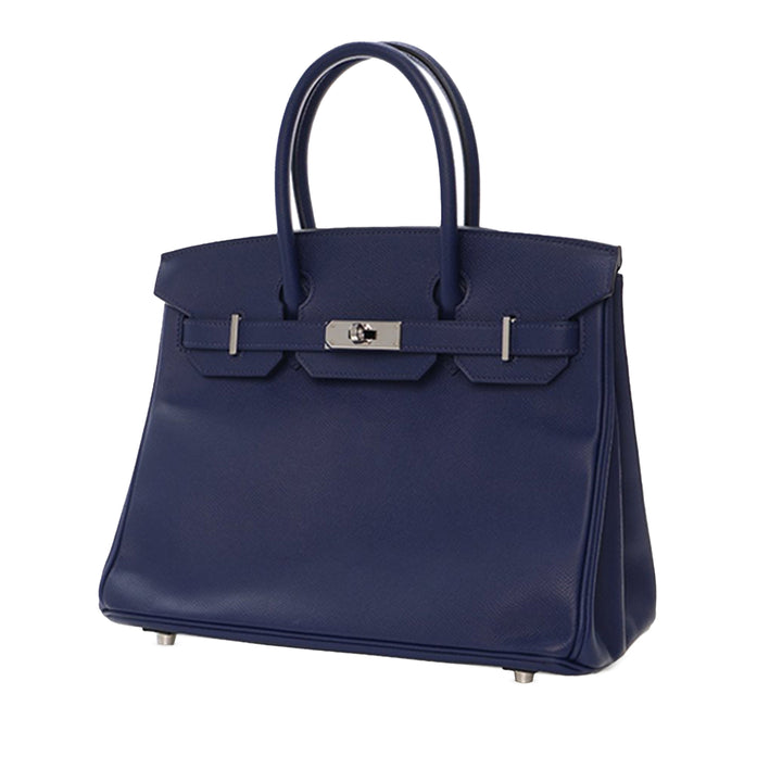 Hermès Epsom Birkin Retourne 30 Bleu