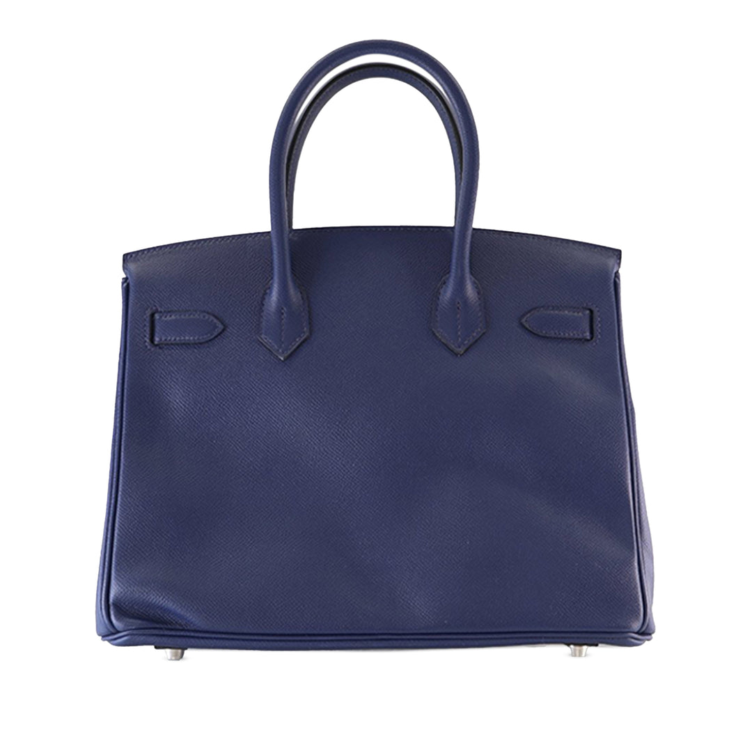 Hermès Epsom Birkin Retourne 30 Bleu