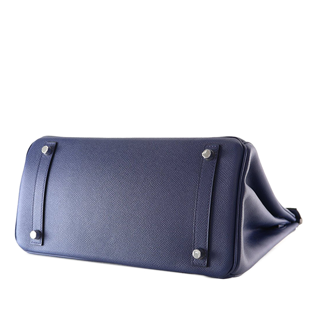 Hermès Epsom Birkin Retourne 30 Bleu