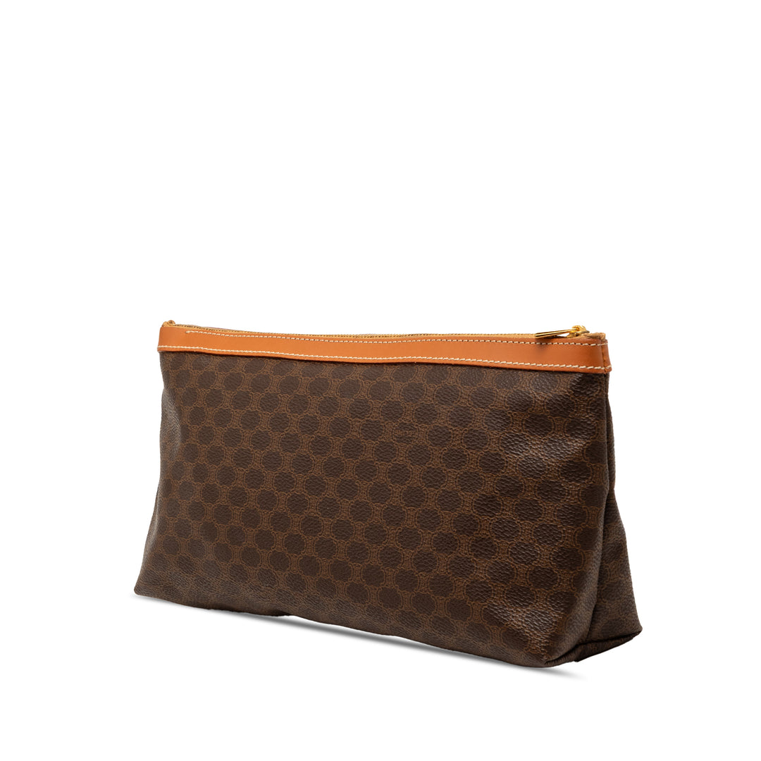Celine Macadam Coated Toile Pochette