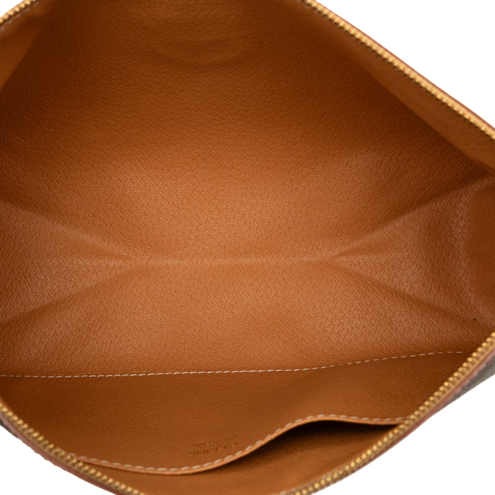 Celine Macadam Coated Toile Pochette