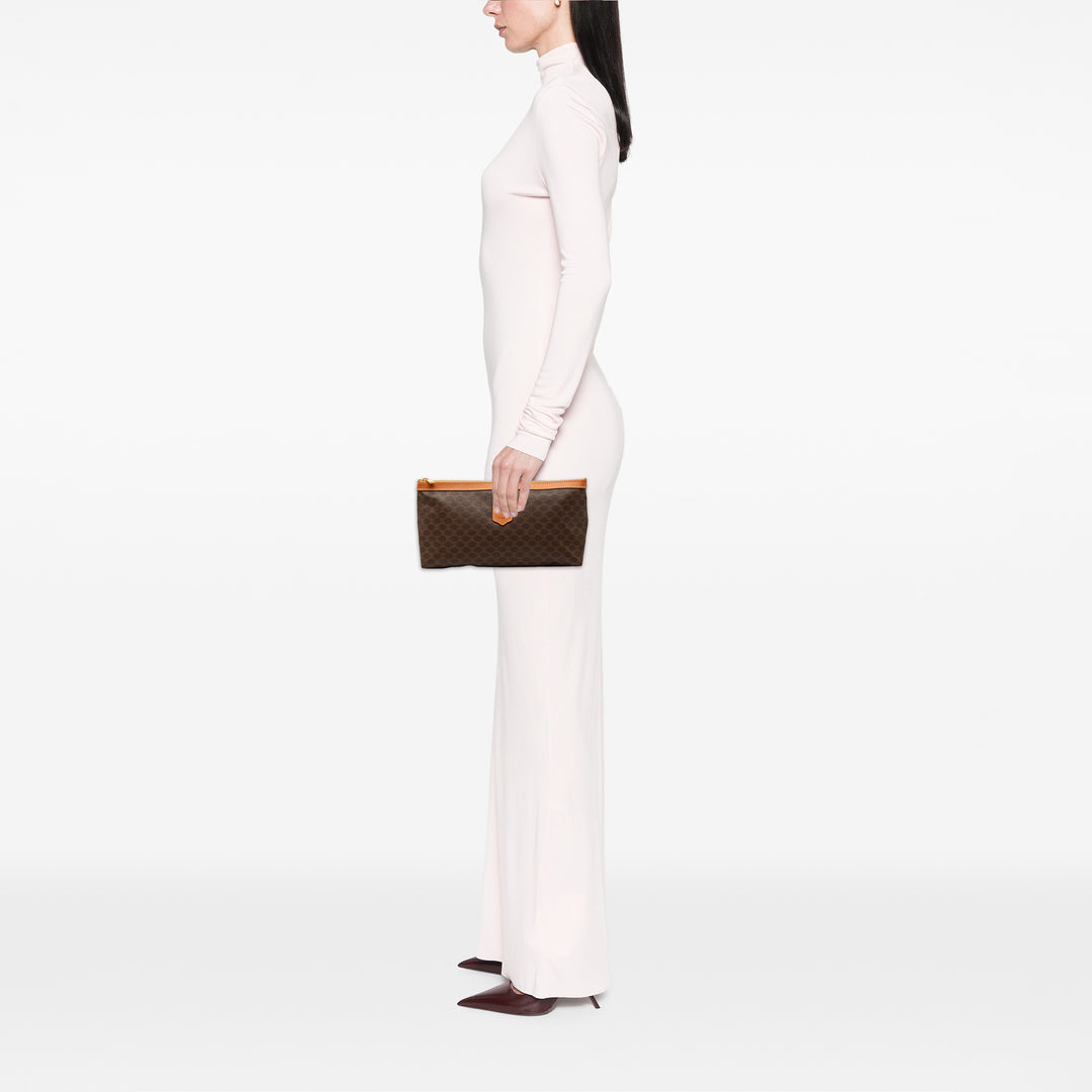 Celine Macadam Coated Toile Pochette