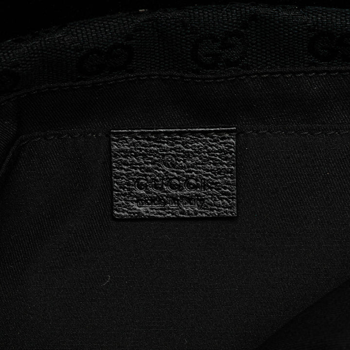 GG Canvas Web Crossbody Black - Gaby Paris