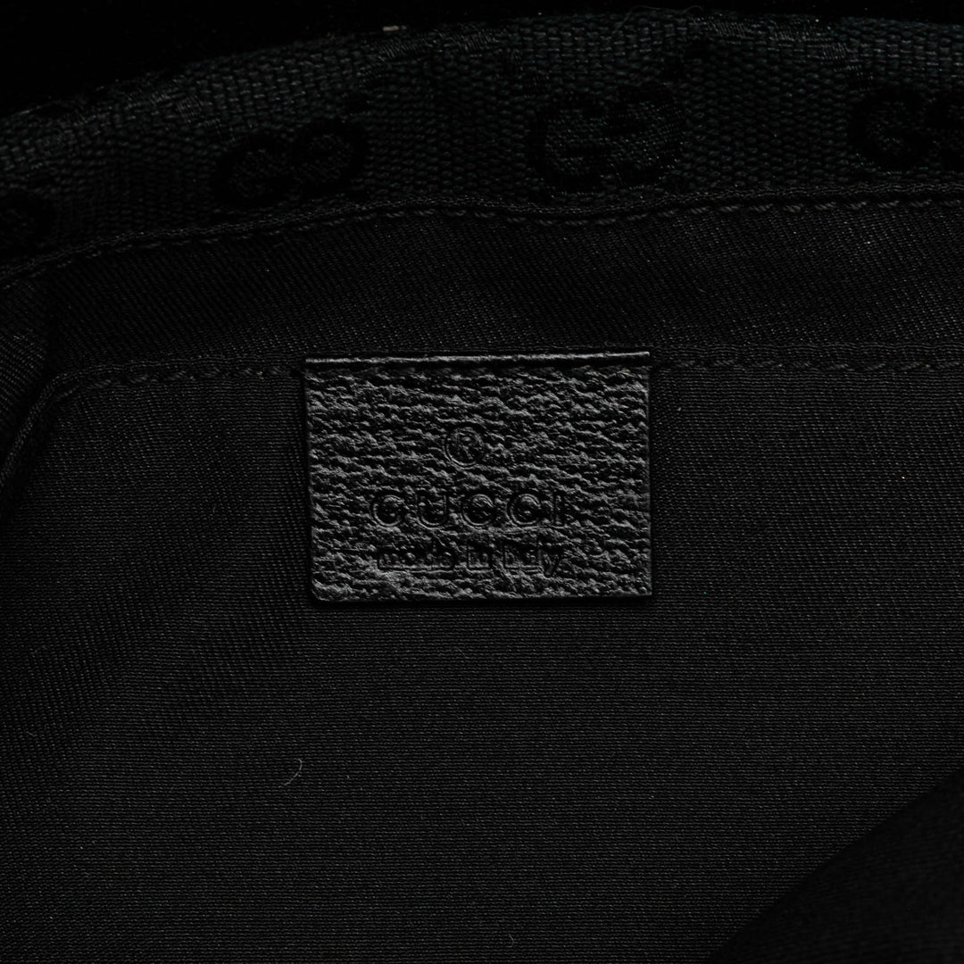 GG Canvas Web Crossbody Black - Gaby Paris