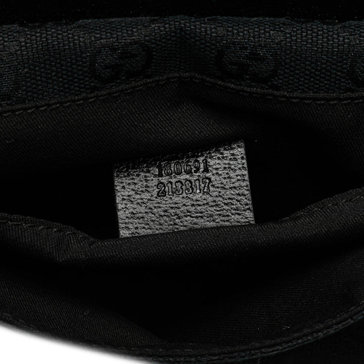 GG Canvas Web Crossbody Black - Gaby Paris