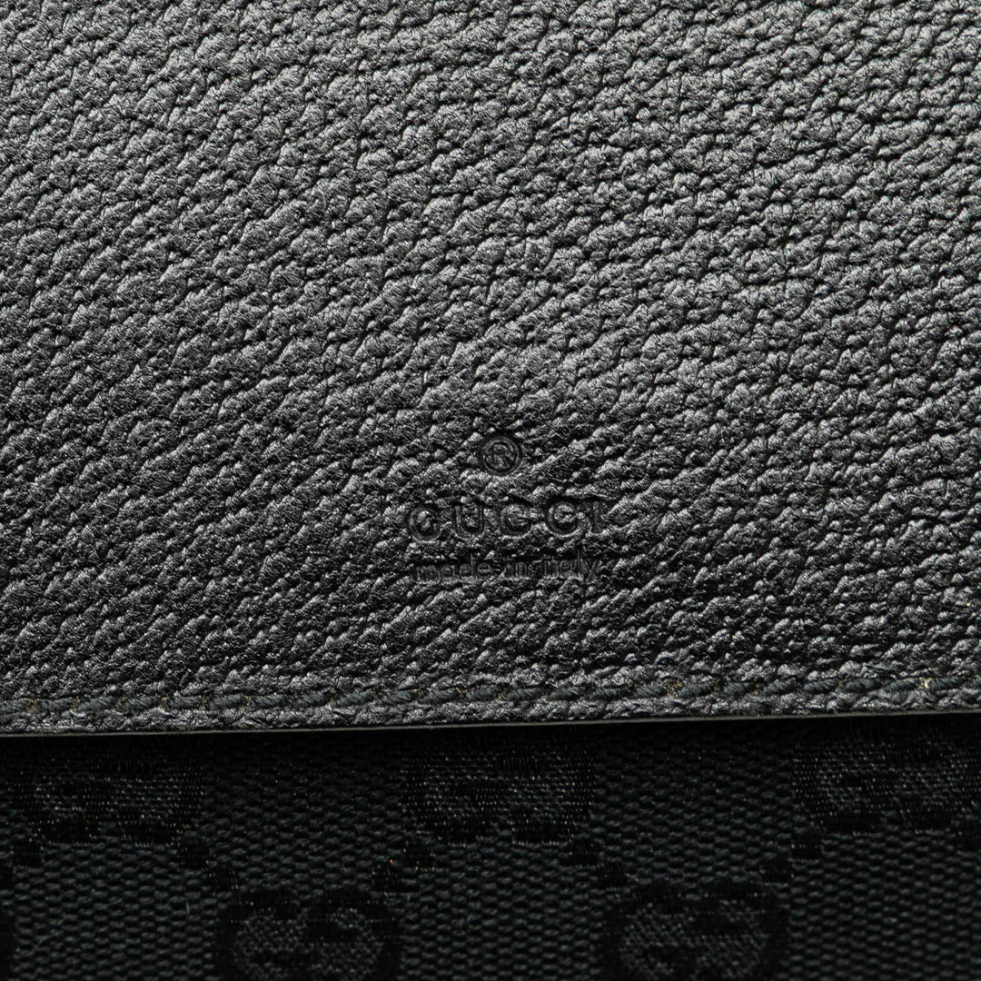GG Canvas Web Crossbody Black - Gaby Paris