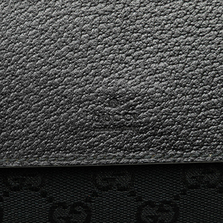 GG Canvas Web Crossbody Black - Gaby Paris