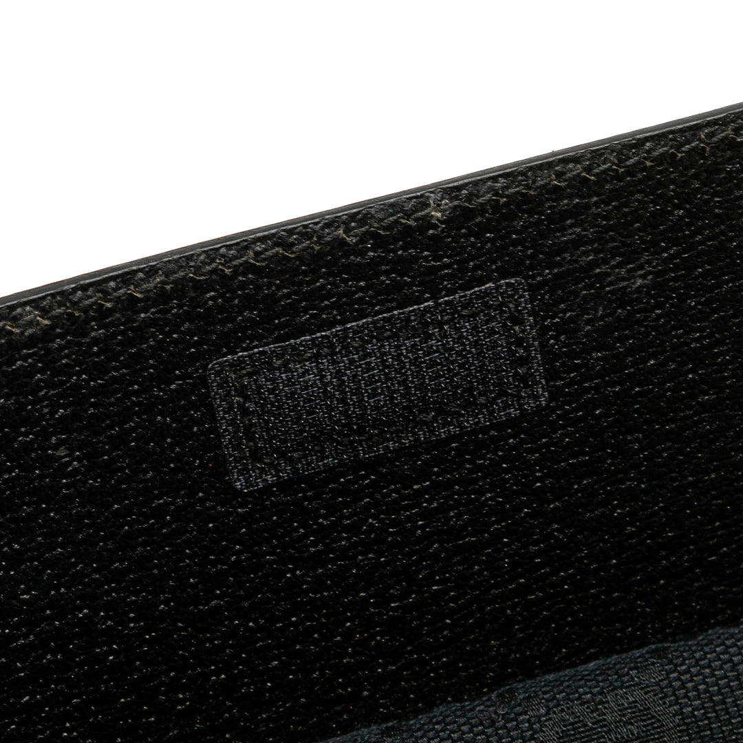 GG Canvas Web Crossbody Black - Gaby Paris