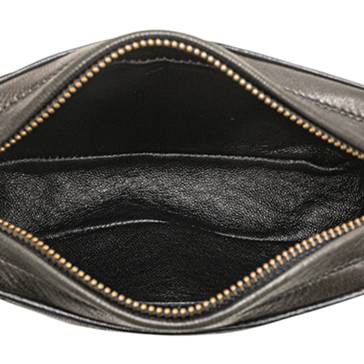 Chanel Quilted Cuir d’agneau Tassel Pochette Noir