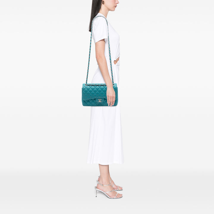 Chanel Jumbo Classic Cuir d’agneau Double rabat