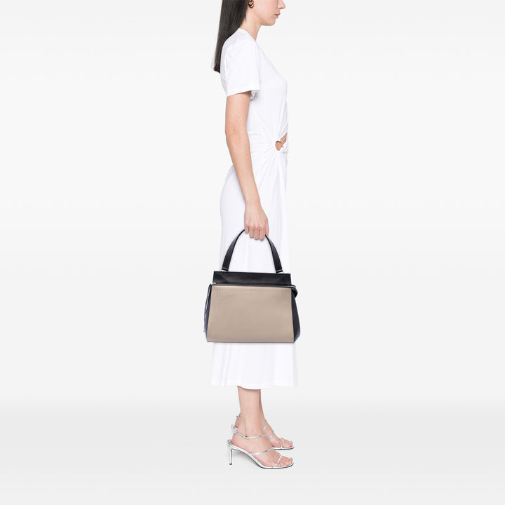 Bicolore Edge Sac Moyen Noir