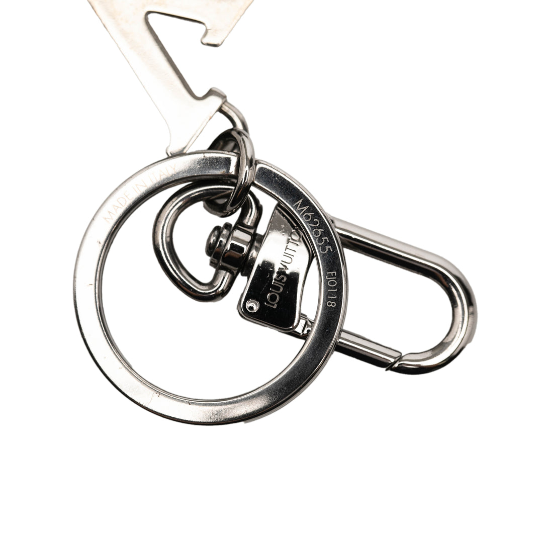 Louis Vuitton Stainless Steel Chromatic LV Initials Key Holder And Bijou de sac
