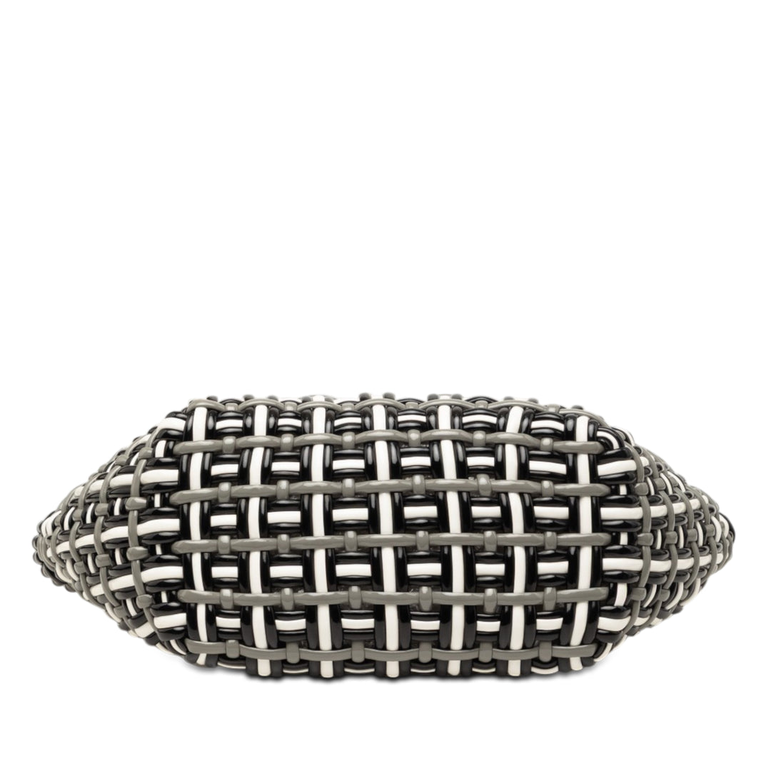 Balenciaga Faux Cuir Bistro Basket Sac XS