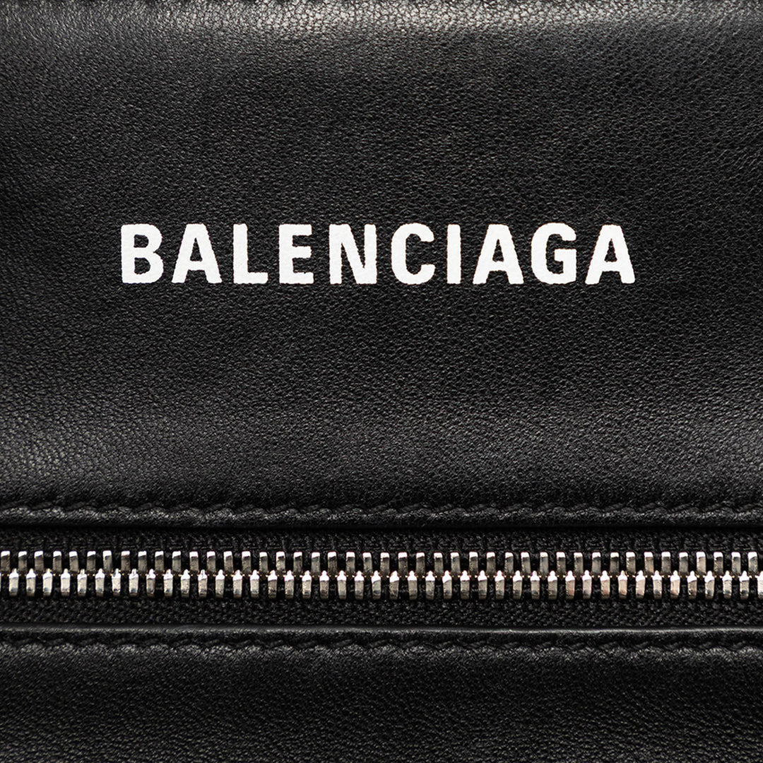Balenciaga Faux Cuir Bistro Basket Sac XS