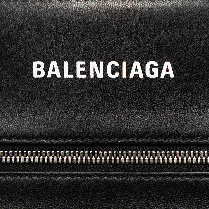 Balenciaga Faux Cuir Bistro Basket Sac XS