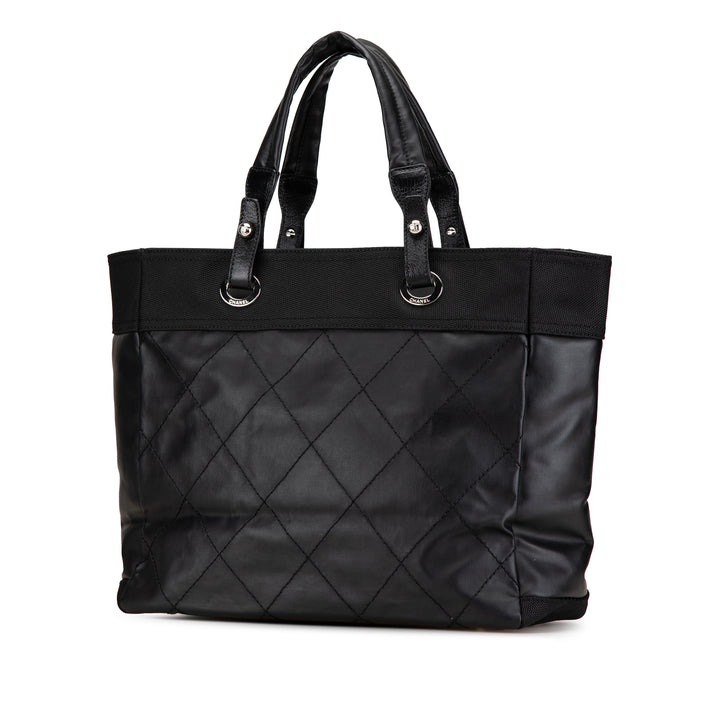Large Paris Biarritz Tote Black - Gaby Paris