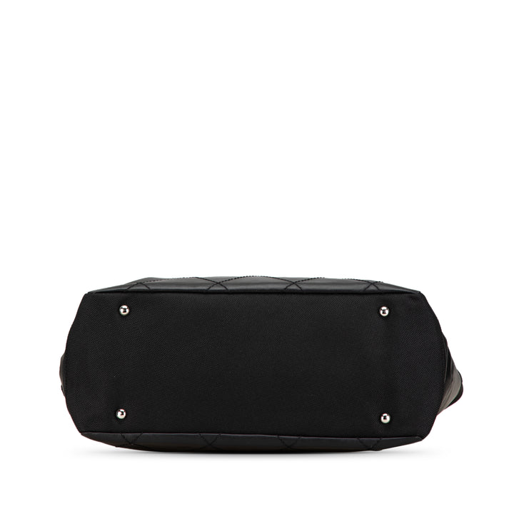 Large Paris Biarritz Tote Black - Gaby Paris