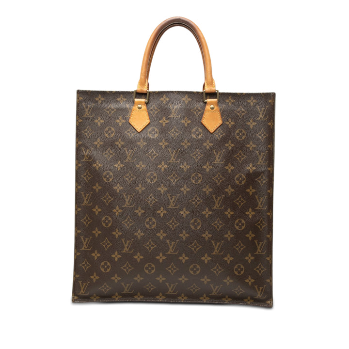 Sac Plat Monogram Marron