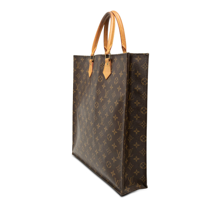 Sac Plat Monogram Marron