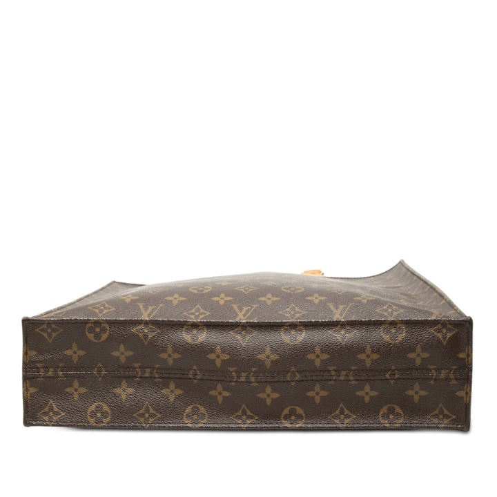 Sac Plat Monogram Marron